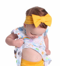 Load image into Gallery viewer, Weather Warriors Yellow Bamboo Headband