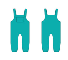 Load image into Gallery viewer, Tidal Teal Pant Overalls