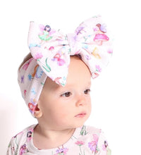 Load image into Gallery viewer, Fluttering Fairies Big Bow Headband