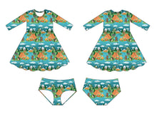Load image into Gallery viewer, Camping Critters Girls Dress with bottoms
