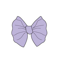 Load image into Gallery viewer, Lavender Lillies Bamboo Alligator Clip Bows