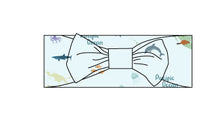 Load image into Gallery viewer, World Map Bamboo Headband