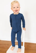 Load image into Gallery viewer, Brielle Blue Long Sleeve Romper