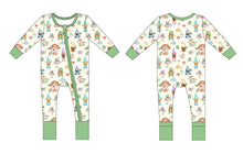 Load image into Gallery viewer, Garden Gnomes Long Sleeve Romper
