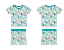 Load image into Gallery viewer, Ocean Oasis 2-Piece Shorts Pjs
