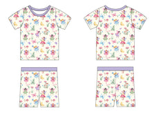 Load image into Gallery viewer, Fluttering Fairies 2-Piece Shorts Pjs