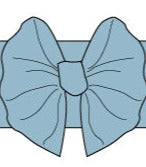Load image into Gallery viewer, Steel Blue Big Bow
