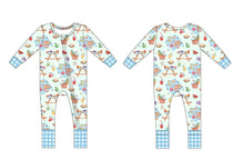 Load image into Gallery viewer, Picnic Party Long Sleeve Romper