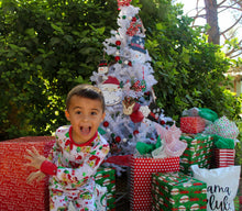 Load image into Gallery viewer, Santa's Village 2-Piece Long Sleeve Pjs