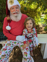 Load image into Gallery viewer, Santa's Village 2-Piece Long Sleeve Pjs