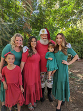 Load image into Gallery viewer, Solid Red Girls Dress