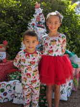 Load image into Gallery viewer, Santa's Village 2-Piece Long Sleeve Pjs
