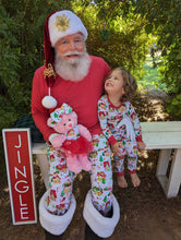 Load image into Gallery viewer, Santa's Village Tutu Dress for dolls