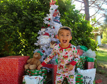 Load image into Gallery viewer, Santa's Village 2-Piece Long Sleeve Pjs