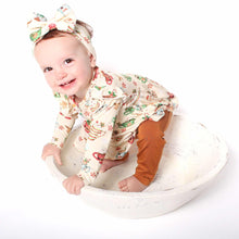 Load image into Gallery viewer, Cream Cocoa Cups 2-Piece Peplum Set