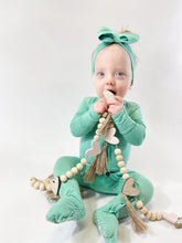 Load image into Gallery viewer, Minty Mint Long Sleeve Romper