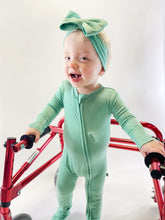 Load image into Gallery viewer, Minty Mint Long Sleeve Romper