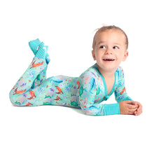 Load image into Gallery viewer, Ocean Oasis Long Sleeve Romper