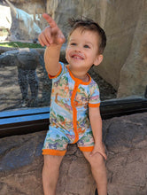 Load image into Gallery viewer, Sunny Safari Shorts Romper