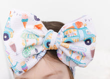 Load image into Gallery viewer, Ice Cream Big Bow Headband