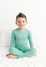 Load image into Gallery viewer, Minty Mint 2-Piece Long Sleeve Pjs