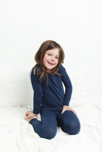 Load image into Gallery viewer, Brielle Blue 2-Piece Long Sleeve Pjs