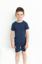 Load image into Gallery viewer, Brielle Blue 2-Piece Shorts Pj