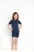 Load image into Gallery viewer, Brielle Blue 2-Piece Shorts Pj