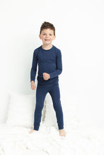 Load image into Gallery viewer, Brielle Blue 2-Piece Long Sleeve Pjs