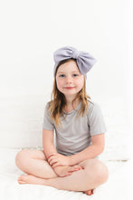 Load image into Gallery viewer, Silver Scene Big Bow Headband