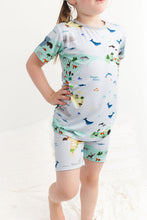 Load image into Gallery viewer, World Map 2-Piece Shorts Pjs