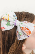 Load image into Gallery viewer, Garden Gnomes Alligator Clip Bamboo Bows