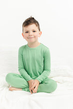 Load image into Gallery viewer, Grassy Green Long Sleeve 2 Piece Pjs