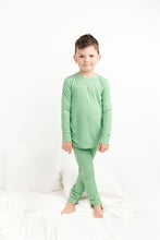 Load image into Gallery viewer, Grassy Green Long Sleeve 2 Piece Pjs