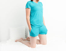 Load image into Gallery viewer, Tidal Teal Women's Short Sleeve top