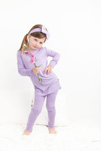 Load image into Gallery viewer, Lavender Lillies Long Sleeve 2 Piece Pjs