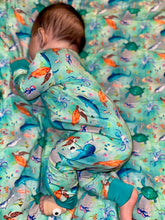 Load image into Gallery viewer, Ocean Oasis Quilted Blanket