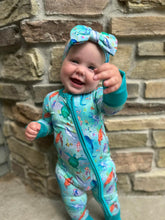 Load image into Gallery viewer, Ocean Oasis Long Sleeve Romper