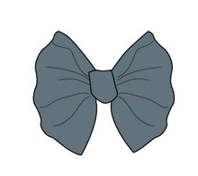 Load image into Gallery viewer, Stormy Sky Bamboo Alligator Clip Bows