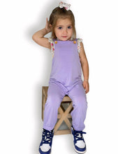 Load image into Gallery viewer, Lavender Lillies Pant Overalls