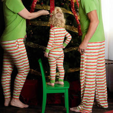 Load image into Gallery viewer, Christmas Stripes Cups Men's bottom pjs
