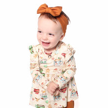 Load image into Gallery viewer, Cream Cocoa Cups 2-Piece Peplum Set