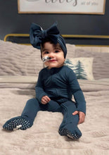 Load image into Gallery viewer, Stormy Sky Long Sleeve Romper