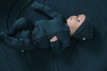 Load image into Gallery viewer, Stormy Sky Swaddle with Hat