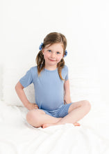 Load image into Gallery viewer, Steel Blue 2-Piece Shorts Pjs