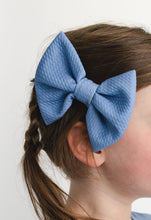 Load image into Gallery viewer, Steel Blue Big Bow