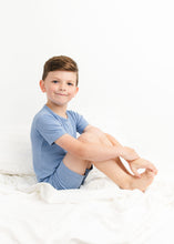 Load image into Gallery viewer, Steel Blue 2-Piece Shorts Pjs