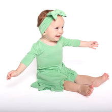 Load image into Gallery viewer, Grassy Green Girls Dress with bottoms