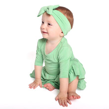Load image into Gallery viewer, Grassy Green Girls Dress with bottoms