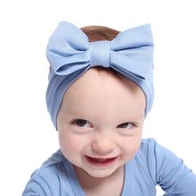 Load image into Gallery viewer, Steel Blue Bamboo Headband